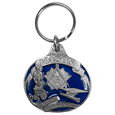 Mason Metal Key Chain with Enameled Details